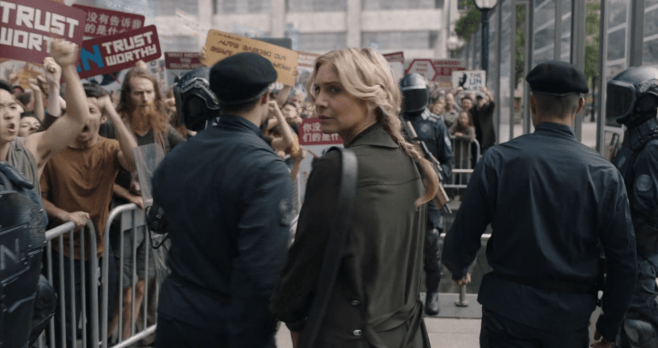 The Expanse IFF protest