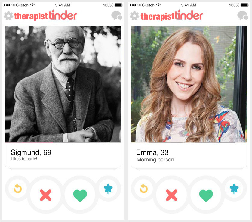 therapist tinder
